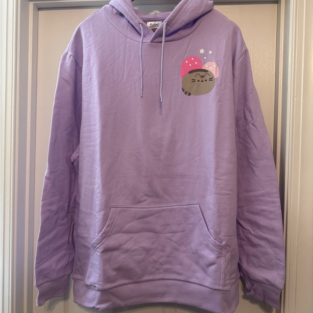 Pusheen Box Winter 2025 Exclusive Purple Sweets Candy Pusheen Hoodie 2XL